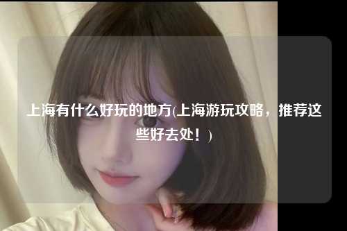 上海有什么好玩的地方(上海游玩攻略，推荐这些好去处！)
